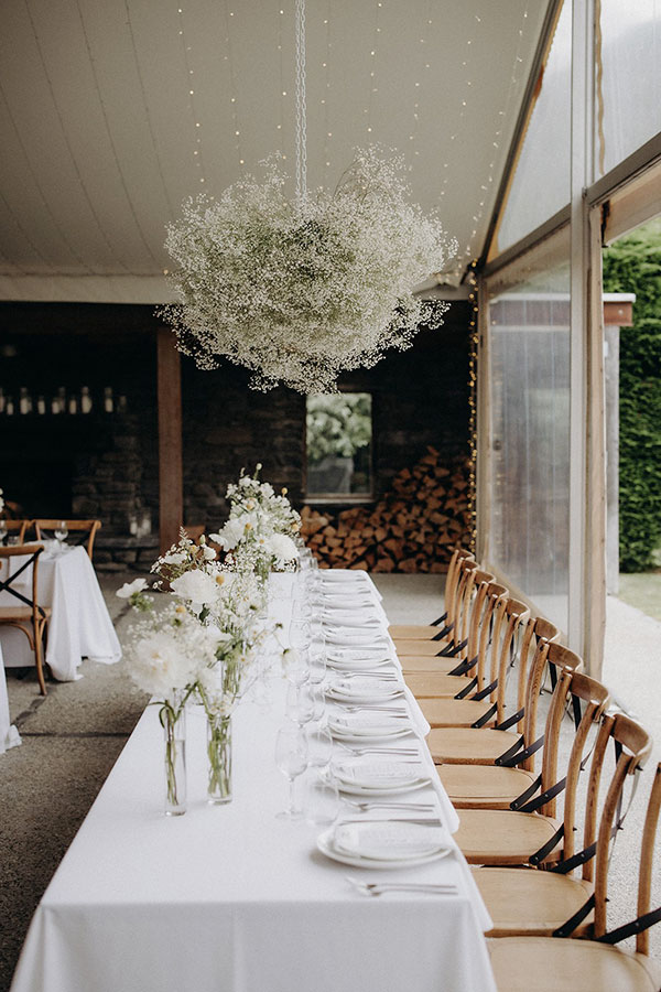 winehouse wedding & events venue in Gibbston valley queenstown reception room set up